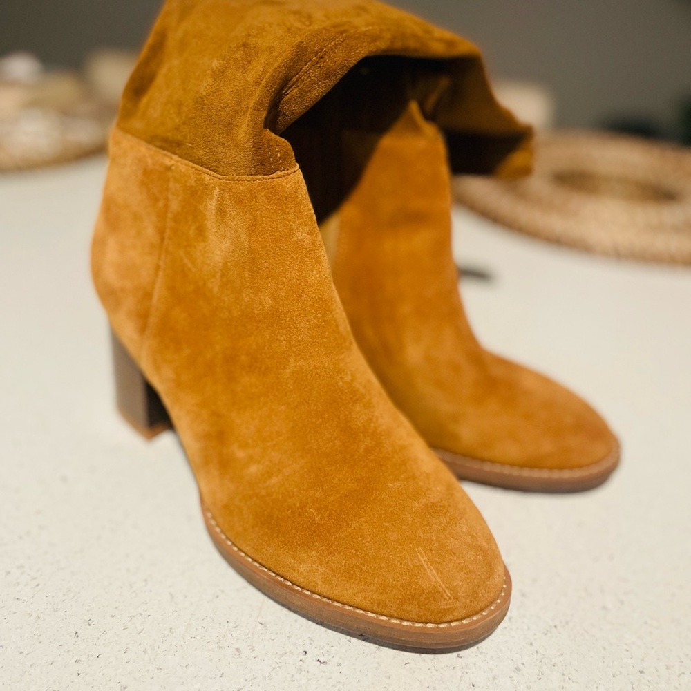 Blondo Waterproof Suede Knee High Boots